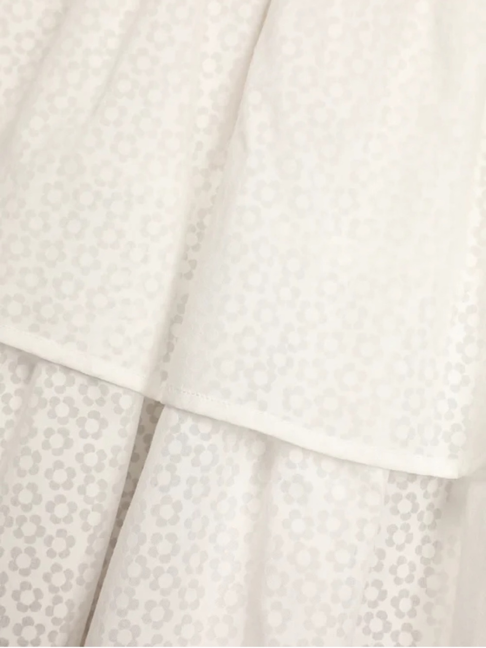 Tiers To Me White Puff Sleeve Tiered Skater Mini Dress - Picture 4 of 12